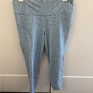 GAP Light Blue Polka Dot Leggings